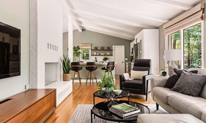 Cary House | Modern Forest Retreat, On Large Private Wooded Lot, In the Heart of Cary!