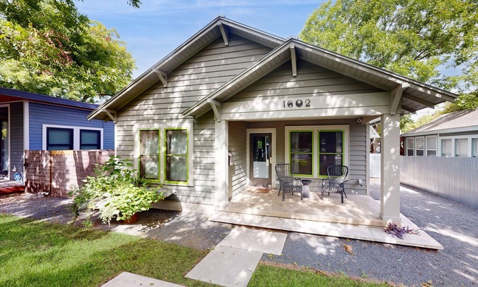 Bouldin House | Modern Getaway with Firepit & Lavish Interior | 2 Blocks to Dining & Shops