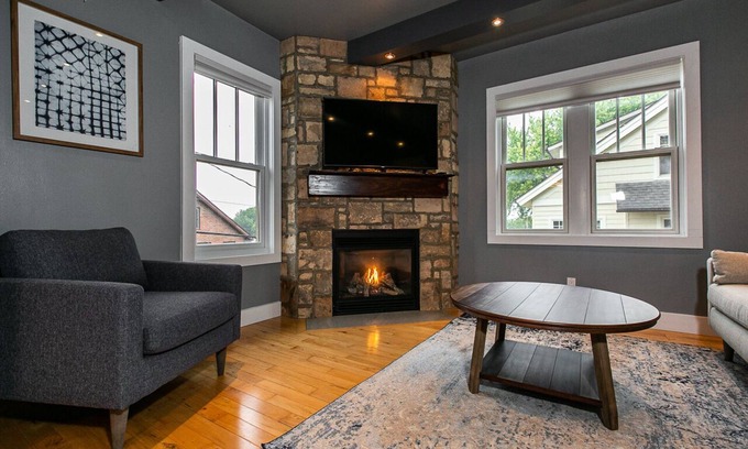 Dubuque House | Modern home in historic neighborhood with lower level game room!