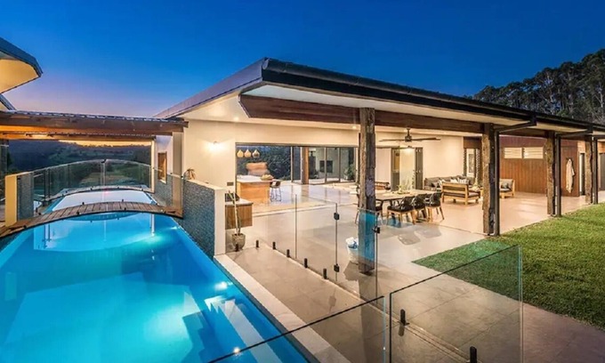 Coorabell House | Modern home with 20 Meter Lap Pool