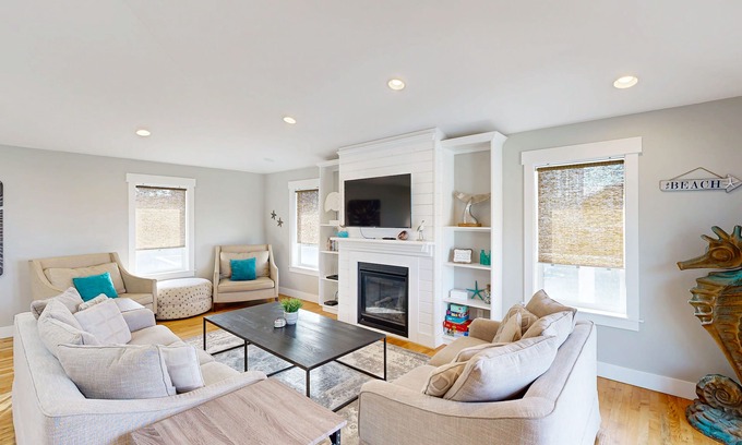 Olivia Beach House | Modern home with private hot tub, ocean views & beach access nearby