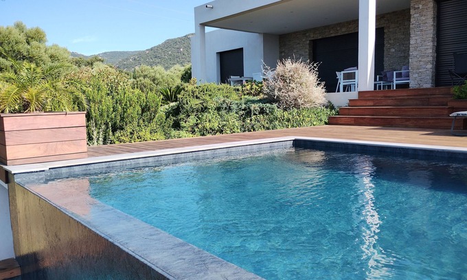 Monacia-d'Aullene House | Modern house with pool Monacia d'Aullène South Corsica