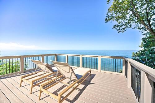 Holland House | Modern Lake Michigan Home with 3 Lakefront Decks!