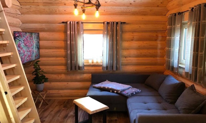 Lindberg Apartment | Modern log chalet (75m2) with its own sauna