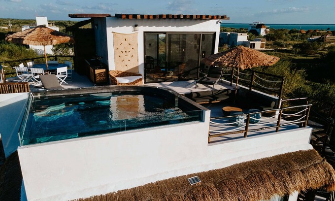 Isla Holbox House | Modern & luxurious BohoChic BeachHouse w Ocean Vi