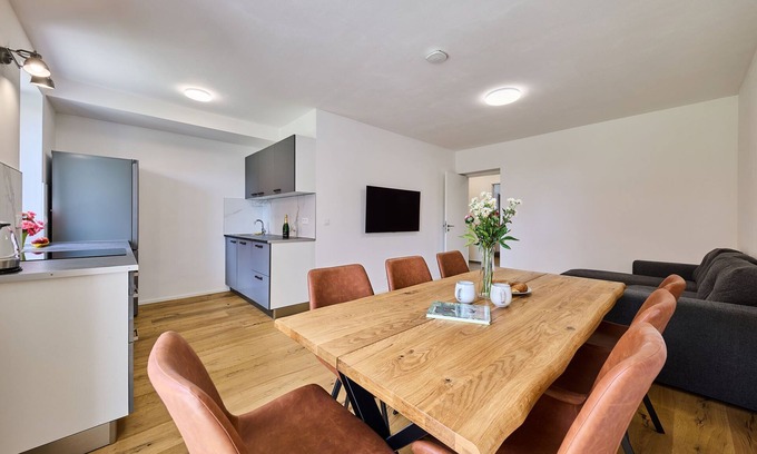 Svoboda nad Upou Apartment | Modern Mountain Terrace Retreat & Pets by Interhome