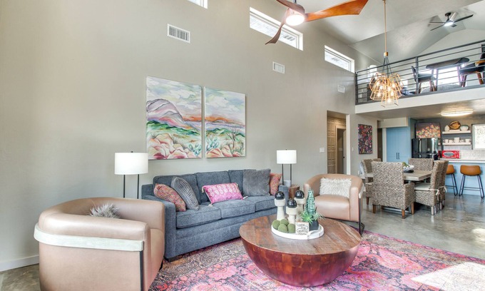 Medicine Park House | Modern Mtn-View Designer Home in Medicine Park