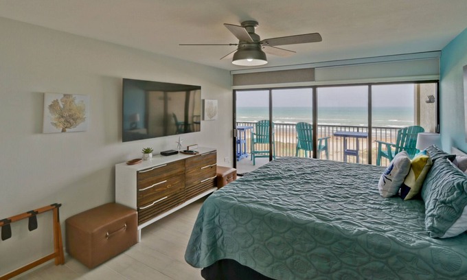 South Padre Island Condo | Modern Oceanfront condo for your Beach Getaway! Spectacular views!