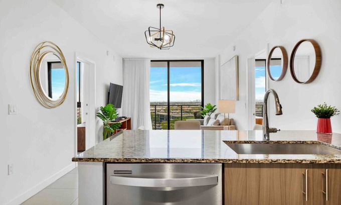 Doral Apartment | Modern & Stylish 2-Bedrooms in Luxury Dt Doral