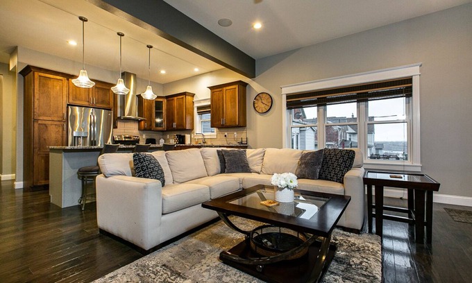 Dubuque House | Modern townhome with river views in historic Dubuque!