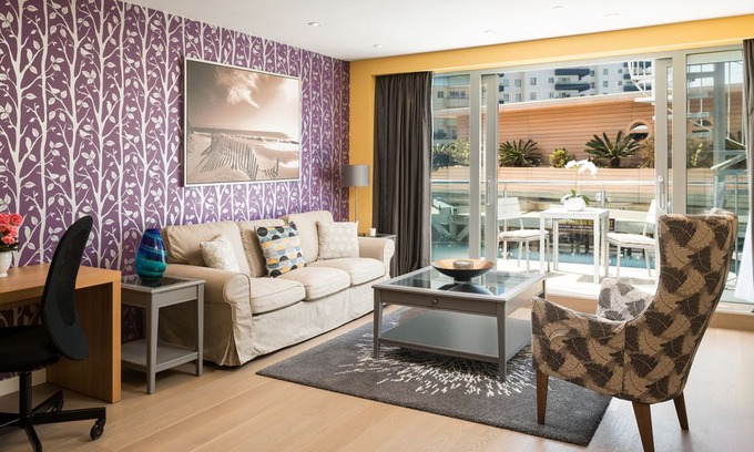 Gibraltar Apartment | Modern Townhouse in Ocean Village, Gibraltar with sea views