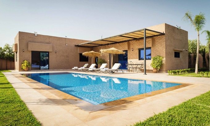 Ait Zat Villa | Modern Villa Marrakech - Private Pool, Chef & Atlas Views