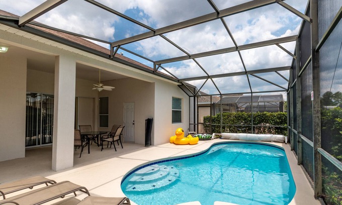 Windsor Palms Villa | Modern Villa w/South-Facing Pool, Spa & Game Room Near Disney