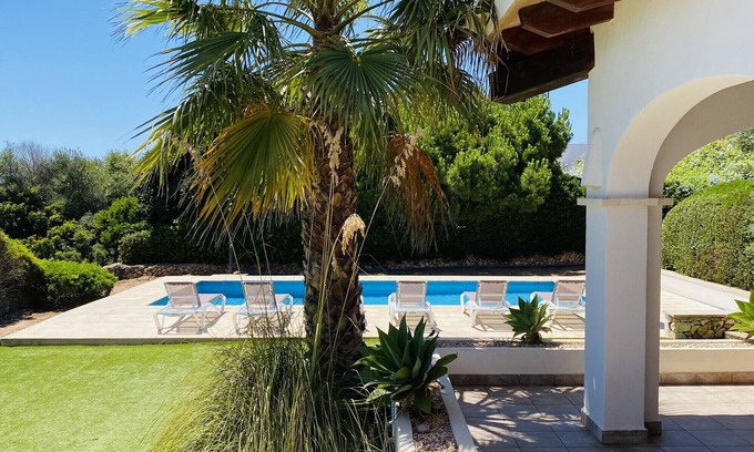 Cap d'en Font Villa | Modern villa with AC and private pool, free WiFi