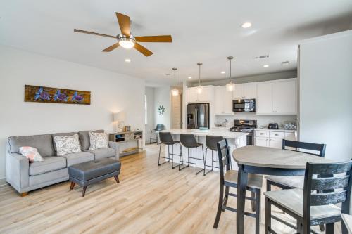 Waveland House | Modern Waveland Home with Deck - Walk to the Beach!