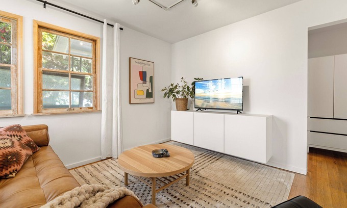 Westchester House | Modern Westchester 1BR/1BA Duplex with Private Patio & W/D