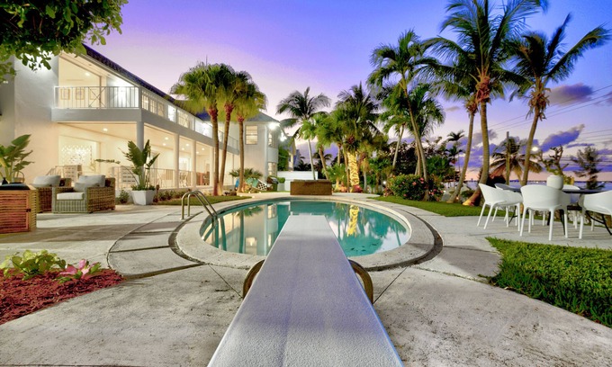 Eastern Road Villa | Modern with Private Pool and Sea Pool across from house!