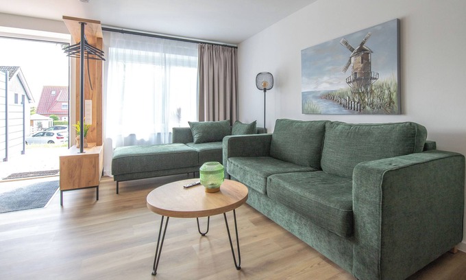 Wittmund Apartment | Moderne Ferienwohnung mit Königlichem Ausblick vom Deich