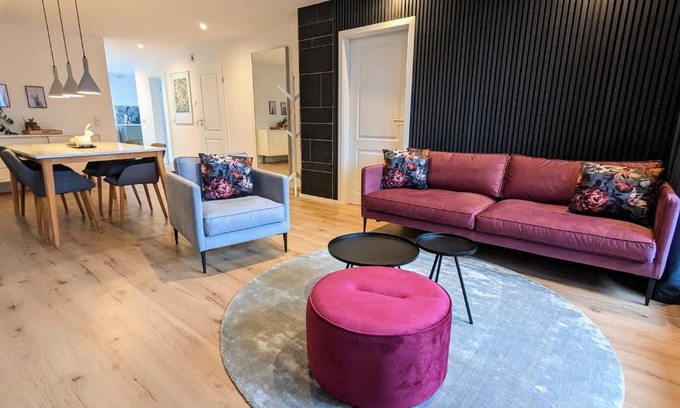 Luedinghausen Apartment | Moderne Ferienwohnung mit Südbalkon in der Nähe der Stever