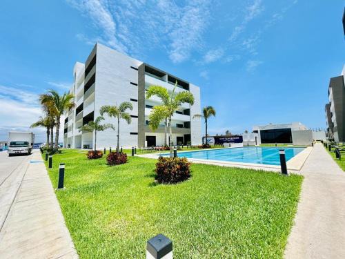 Villa Marina Apartment | moderno con alberca cerca de la playa by G P S rentas