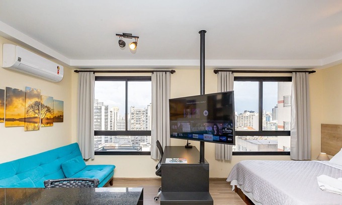 Matriz Apartment | Moderno e Tranquilo - Studio no Centro - AYN031