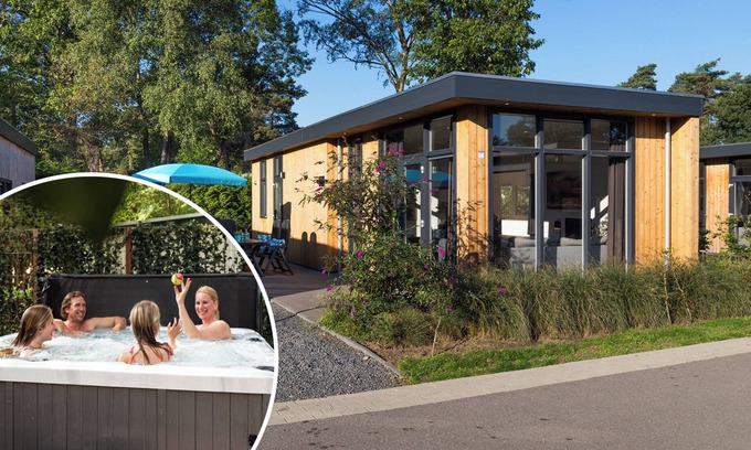 Lunteren Ski Chalet | ✓ Module at Landgoed de Scheleberg ✓ Holiday home for 5 persons ✓ Situated in Lunteren (Gelderland) ✓ Holiday park at the Veluwe ✓ Book directly at the park