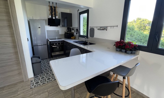 Sainte-Marie Apartment | Monétoile Charmant bas de Villa