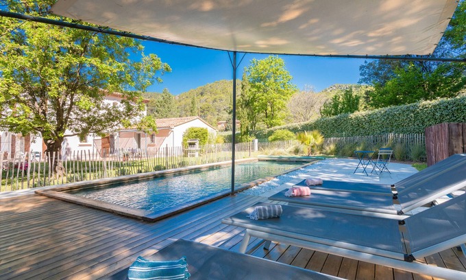Salernes House | Mon Gîte en Provence - Fantastic Villa with Pool, Grand Piano and Fireplace in the Green Provence