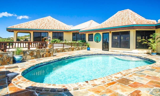 Little Trunk Bay Villa | Mon Repos in Spanish Town by Personal Villas - Awesome View of The Greater Bath
