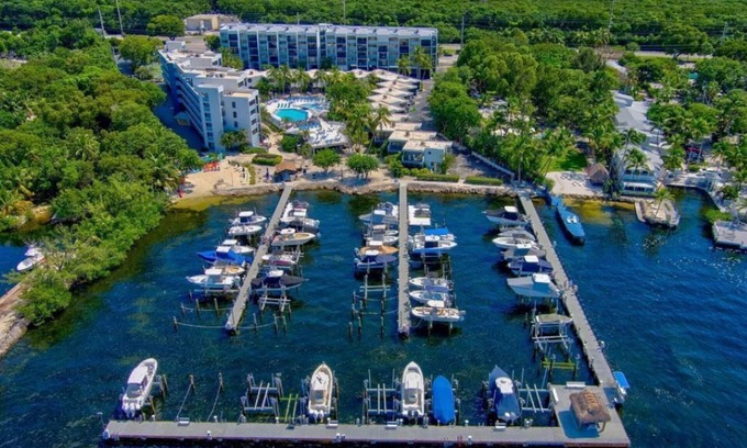 Largo Sound Village Condo | Moon Bay Condo with Boat Slip Available summer 2025