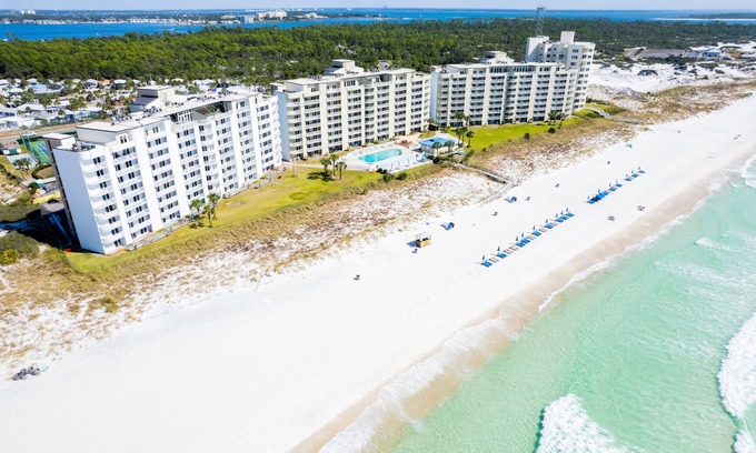 Lower Grand Lagoon Condo | Moonspinner 808b! Quiet Beach Front Condo w/Amazing Views!