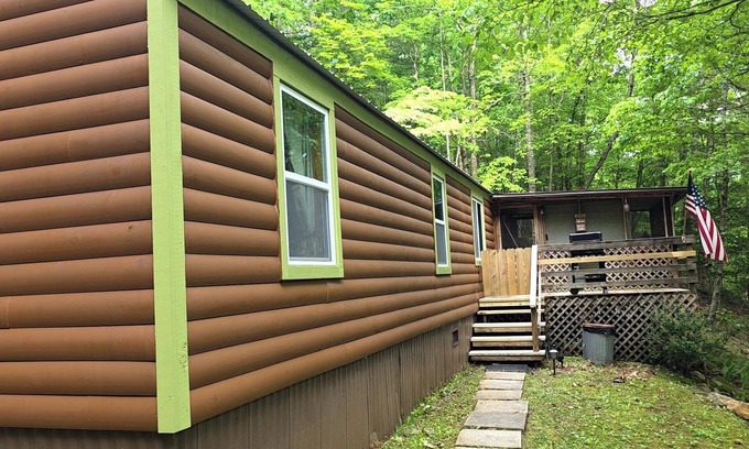 Hiawassee House | Mountain Cove - Great Longer Stays - Firepit