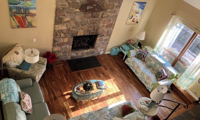 Villas House | Mountain House at the Beach! Dog Friendly, Short Walk to the Beach.