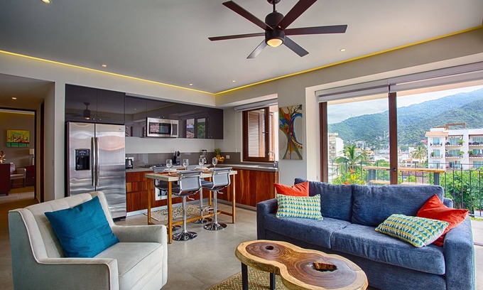Emiliano Zapata Condo | Mountain View Condo @ Oceana |Rooftop Pool, Best Gym, Romantic Zone