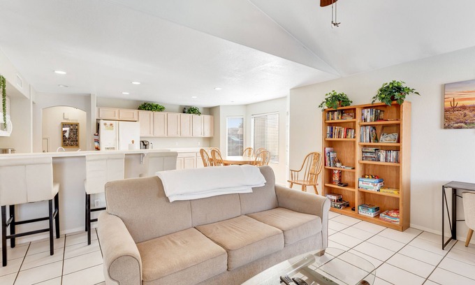 Deer Valley House | Mountain-view oasis with pool, fenced yard, outdoor living, washer/dryer, & AC