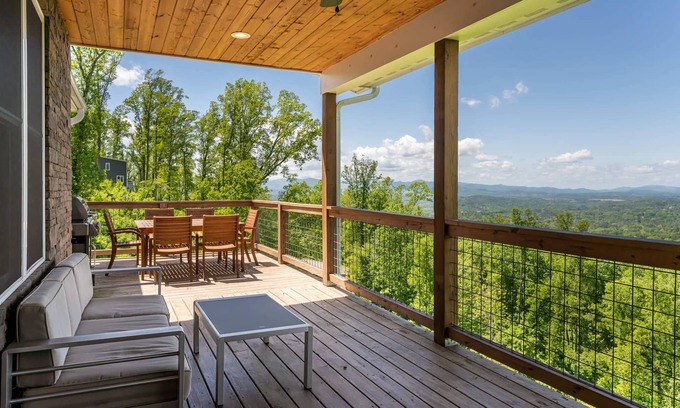 Weaverville House | Mountainside Tranquility: Hot Tub, Views, FirePit