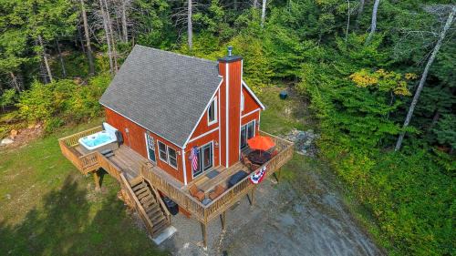 Wardsboro House | Mt Snow Home with Privacy Hot Tub Firepit
