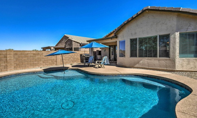 Gold Canyon House | Mtn-View Home w/Pool & BBQ in Gold Canyon