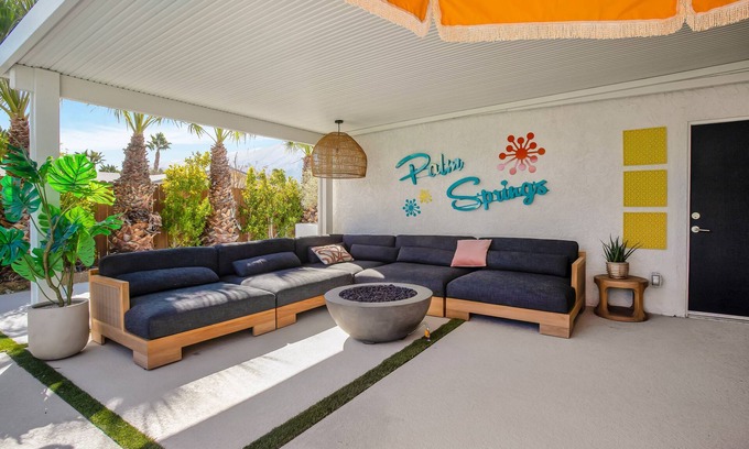 Vista Norte House | Mtn-view home with private pool, large patio, streaming, fireplace, grill, & W/D