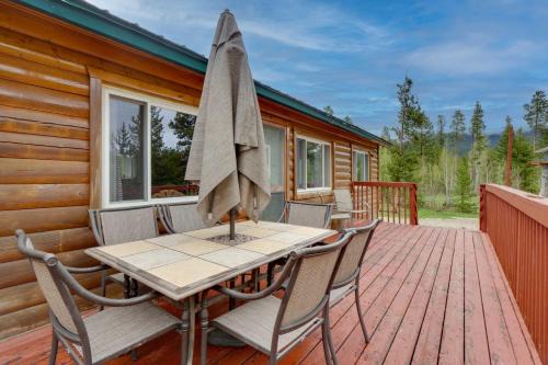 Grand Lake House | Mtn Views and Fireplace Grand Lake Cabin Rental!