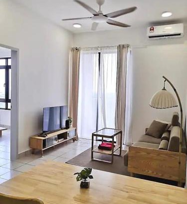 Jenjarom Apartment | MUJI Cosy Level 25th Room Amber Residence @ Quayside Mall Rimbayu Near to Masha Oasis Tenby KLIA Kota Kemuning