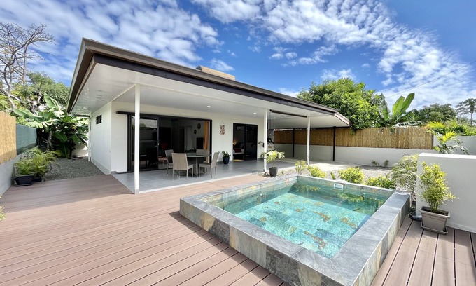 Punaauia House | Muna house and private pool - A/C - optic fiber Wi-Fi - 3 pers