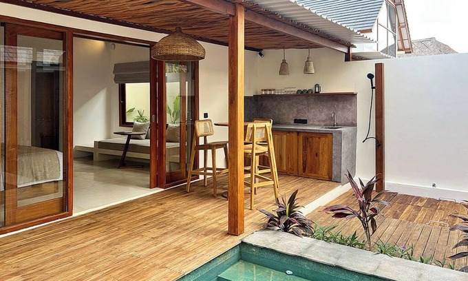 Pecatu Villa | Muzeum Villas: 1 Bedroom, 1 Bathroom, Wi-Fi, Kitchen, Private Pool