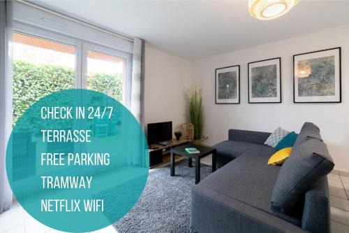 Blagnac Apartment | My Cozy Flat Blagnac - T2 - Free Parking - Terrasse - Jardin