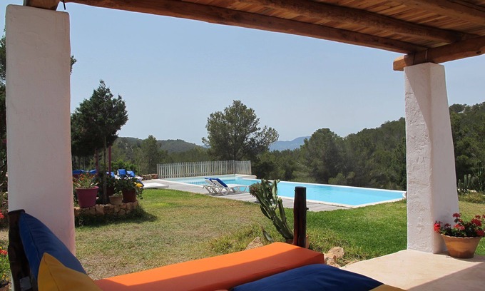 Sant Antoni de Portmany Villa | My Rental Homes - Villa Sun with sea view, pool and large garden