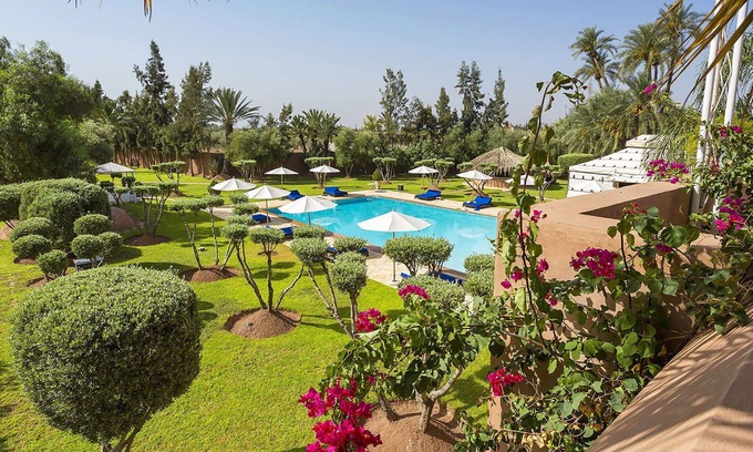 Oulad Hassoune Villa | My Rental Homes - Le Palais du Roi private heated pool, air conditioning, wifi
