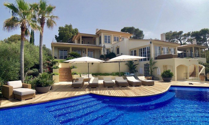 Calas de Mallorca Villa | My Rental Homes - Villa Serrano with private pool and panoramic sea view
