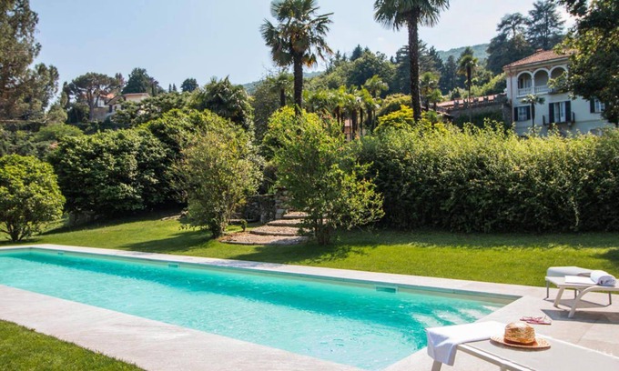 Baveno Villa | My Rental Homes - Villa Romantica surrounded by a large terraced garden, with pool