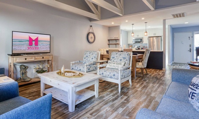 Palmetto Dunes Apartment | MyStay at 701 Queen`s Grant- W/Pool, Grill, Beach Access and Gear!