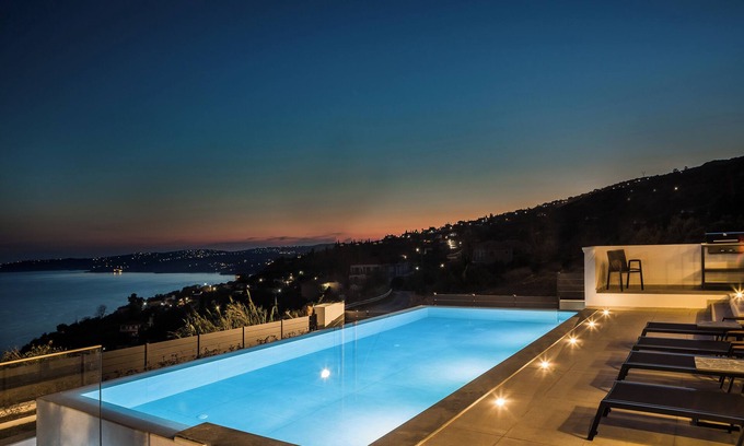 Mousata Villa | Mystique villa with sea view and private pool